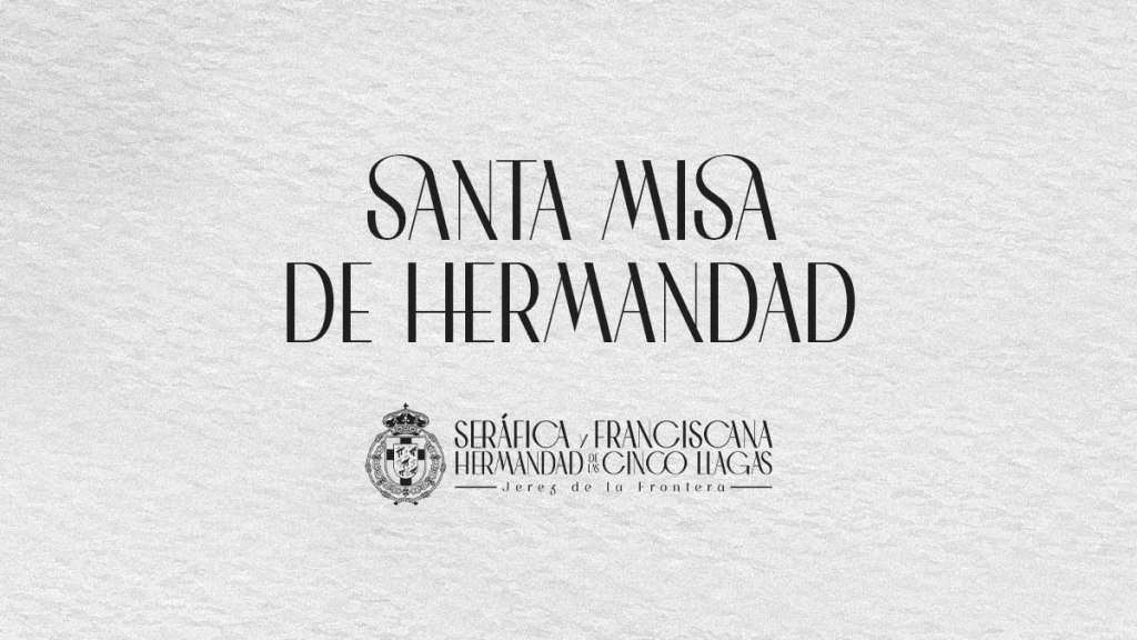 El próximo viernes 12 de enero, Santa Misa de&nbsp;Hermandad