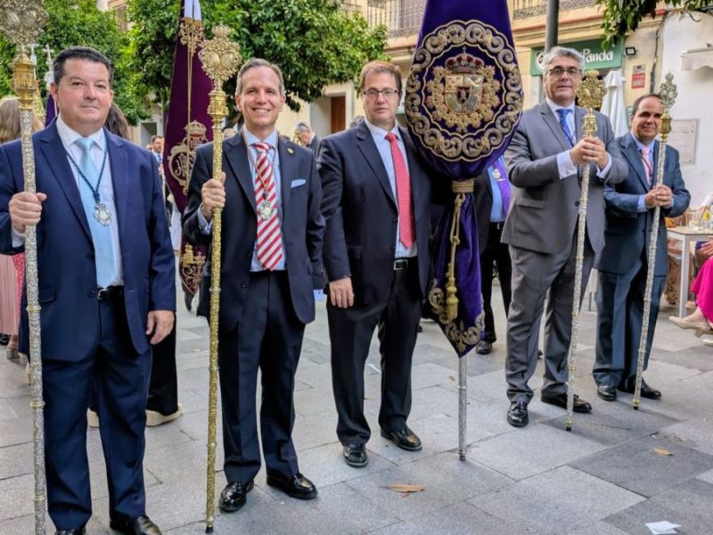 Representación corporativa en la salida procesional del Corpus&nbsp;Christi