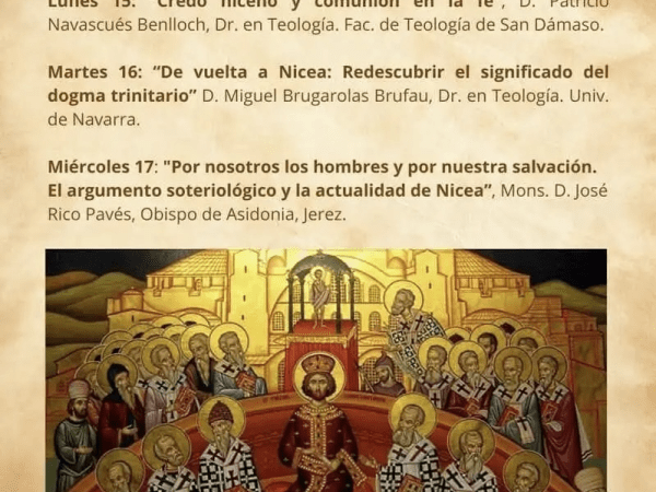 Del 15 al 17 de septiembre XXXVI Semana de Teología «Jesucristo, Hijo de Dios, Salvador. 1700 años del Concilio de Nicea&nbsp;(325)»