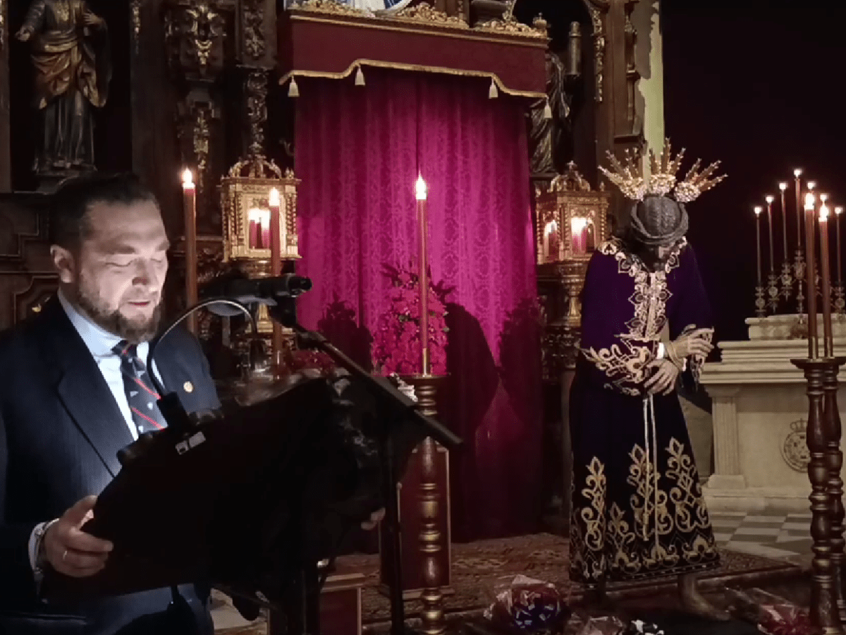 IX Meditación ante Nuestro Padre Jesús de la Vía-Crucis, a cargo de D. Marco Antonio Gómez&nbsp;Moreno