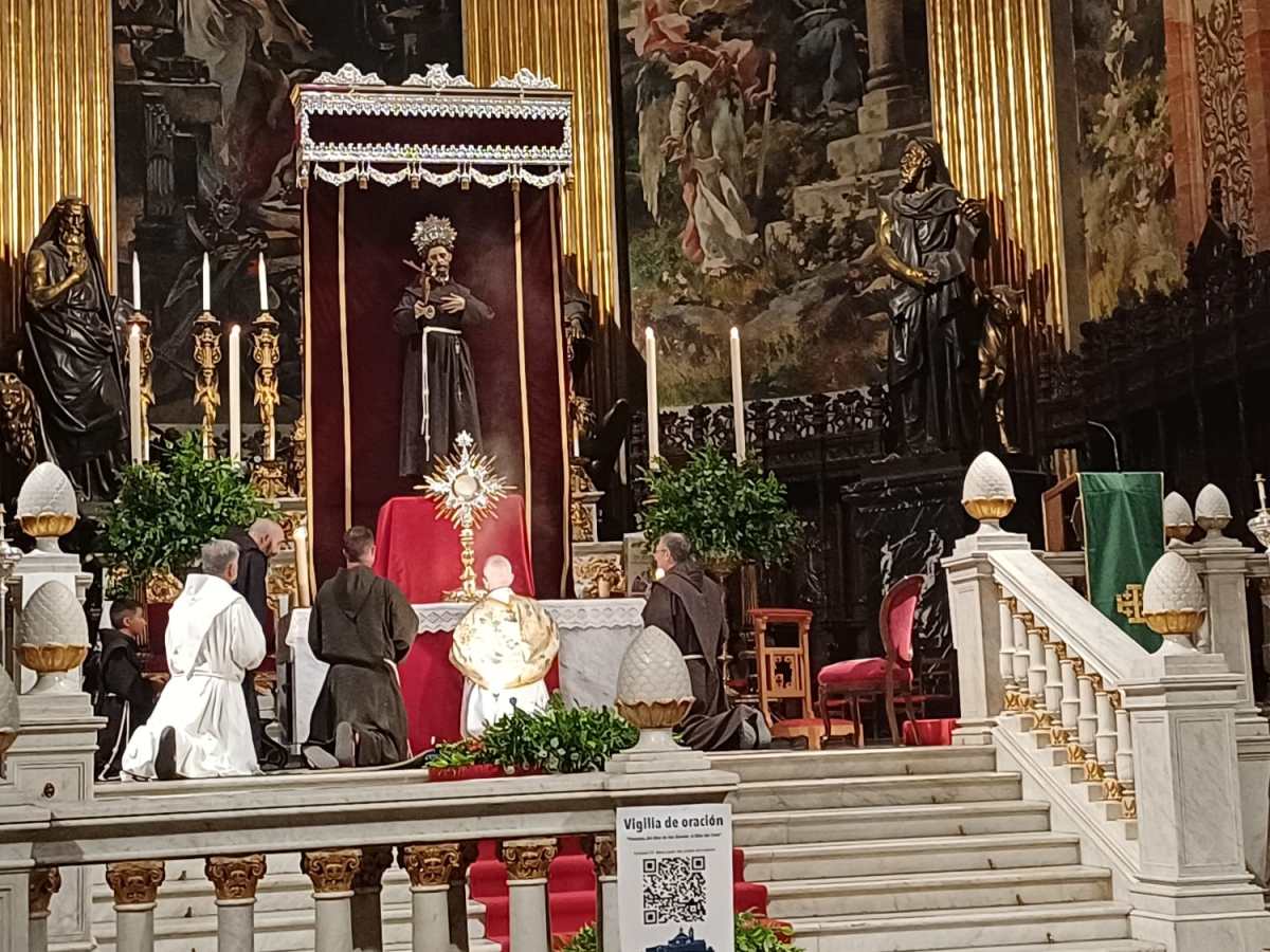 Nuestro Hermano Mayor y el Diputado de Formación representan a la Hermandad en el Jubileo Franciscano celebrado en&nbsp;Madrid