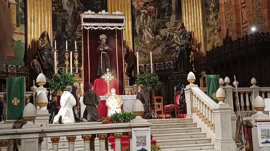 Nuestro Hermano Mayor y el Diputado de Formación representan a la Hermandad en el Jubileo Franciscano celebrado en&nbsp;Madrid